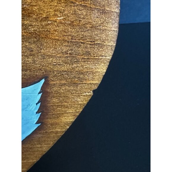 Vintage Hand-Painted Wooden Napkin Holder With Bunny & Sheep Design - Picture 2 of 13